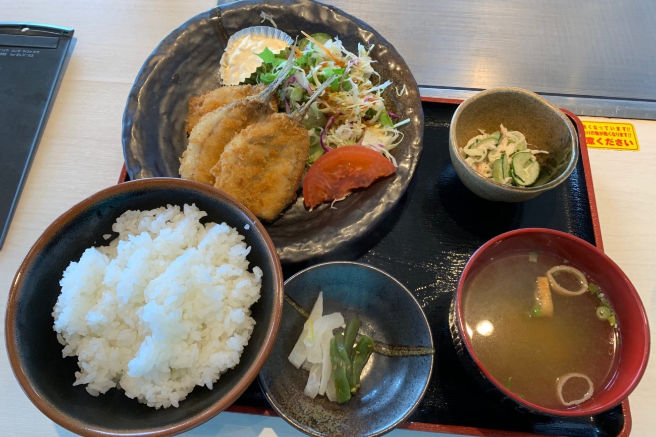 【ご島地グルメ】西ノ島町（別府）のアジフライ定食！